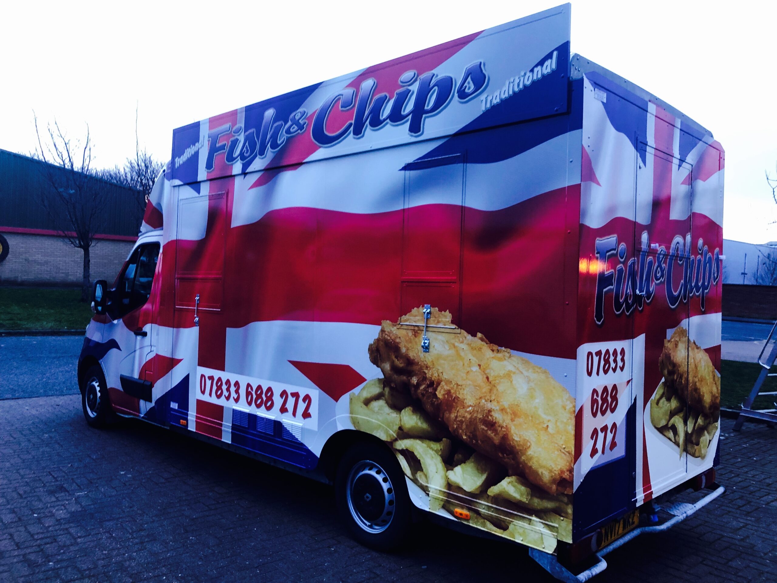 FishandChips Catering Unit Van